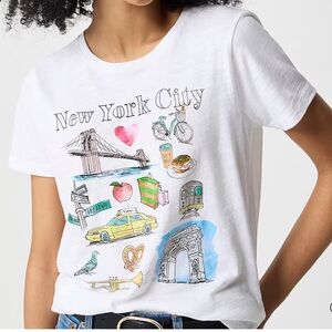NWT J. Crew NYC Graphic Tee